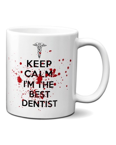 Keep Calm Taza Keep Calm I'm the best dentist