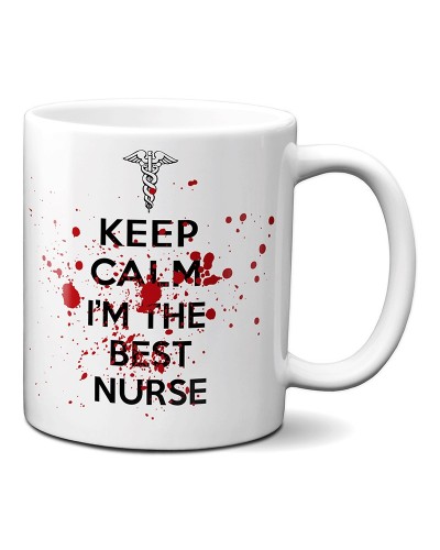 Taza Keep Calm I'm the best nurse