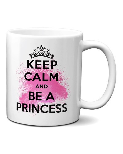 Keep Calm Taza Keep and Be a Princess