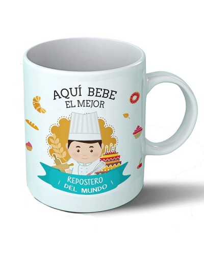 Tazas Taza Aquí bebe el mejor repostero del mundo