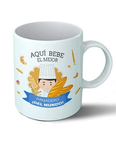 Tazas Taza Aquí bebe el mejor panadero del mundo