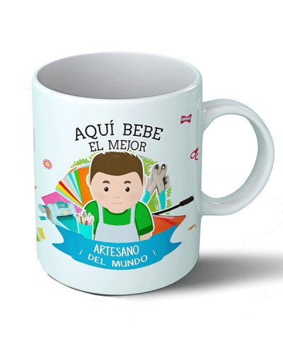 Tazas Taza Aquí bebe el mejor artesano del mundo