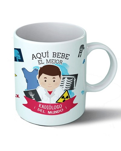 Tazas Taza Aquí bebe el mejor radiólogo del mundo