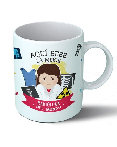 Tazas Taza Aquí bebe la mejor radióloga del mundo