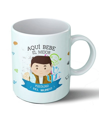 Tazas Taza Aquí bebe el mejor psicólogo del mundo