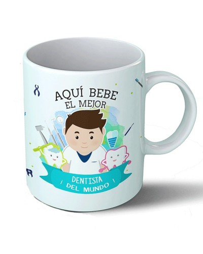 Tazas Taza Aquí bebe el mejor dentista del mundo