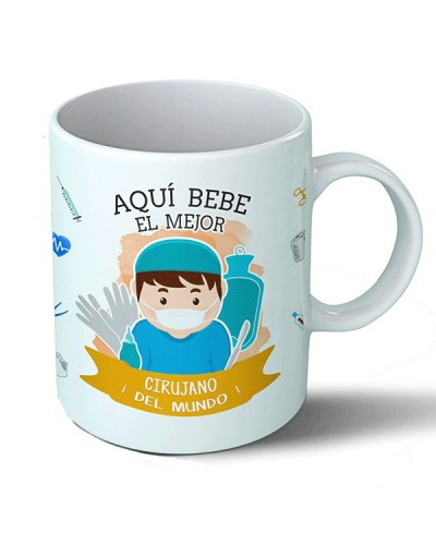 Tazas Taza Aquí bebe el mejor cirujano del mundo