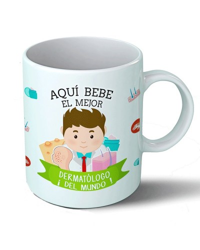 Tazas Taza Aquí bebe el mejor dermatólogo del mundo