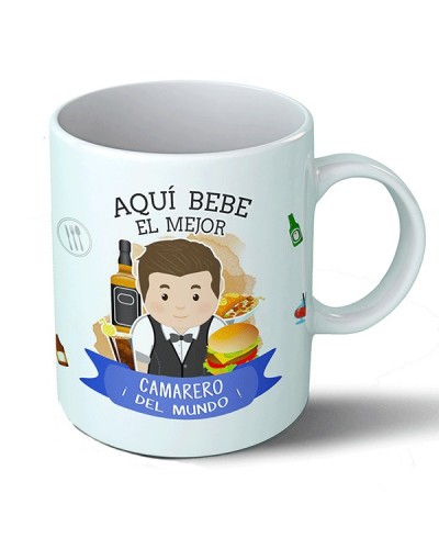 Tazas Taza Aquí bebe el mejor camarero del mundo