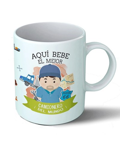 Tazas Taza Aquí bebe el mejor camionero del mundo