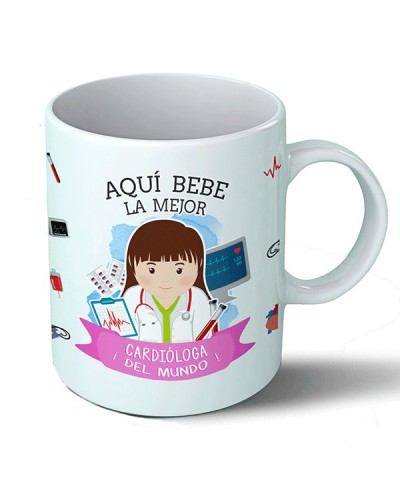 Tazas Taza Aquí bebe la mejor cardióloga del mundo