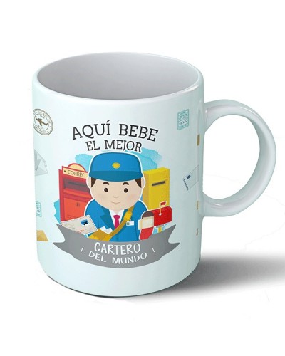 Tazas Taza Aquí bebe el mejor cartero del mundo