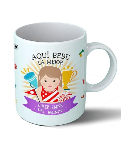 Tazas Taza Aquí bebe la mejor cheerleader del mundo