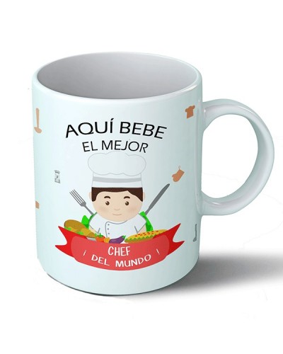 Tazas Taza Aquí bebe el mejor chef del mundo