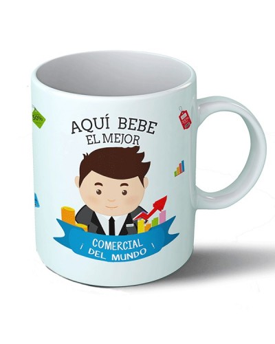 Tazas Taza Aquí bebe el mejor comercial del mundo