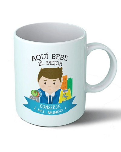 Tazas Taza Aquí bebe el mejor conserje del mundo