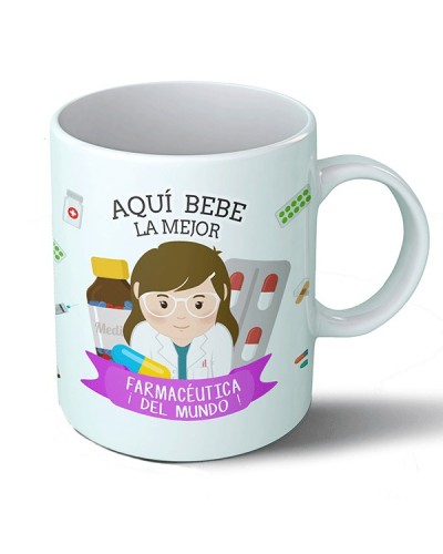 Tazas Taza Aquí bebe la mejor farmacéutica del mundo