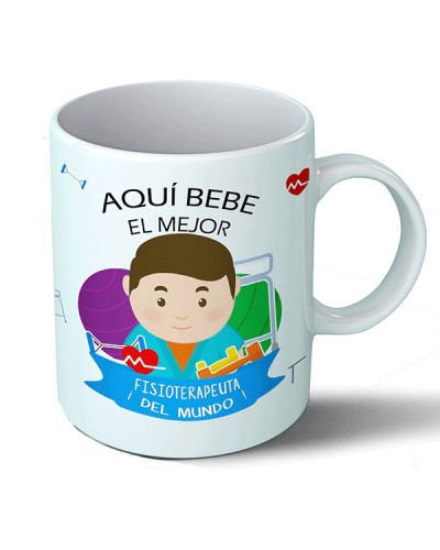 Tazas Taza Aquí bebe el mejor fisioterapeuta del mundo