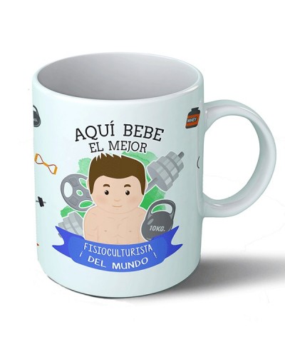 Tazas Taza Aquí bebe el mejor fisioculturista del mundo