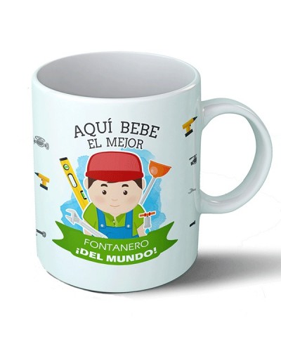 Taza Aquí bebe el mejor fontanero del mundo