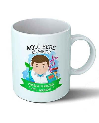 Taza Aquí bebe el mejor profesor de biología del mundo