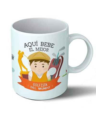 Taza Aquí bebe el mejor golfista del mundo