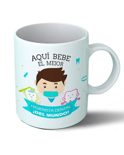 Tazas Taza Aquí bebe el mejor higienista dental del mundo