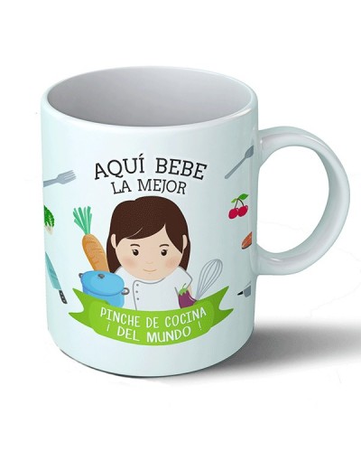 Taza Aquí bebe la mejor pinche de cocina del mundo