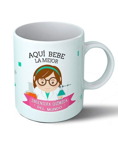 Taza Aquí bebe la mejor ingeniera química del mundo