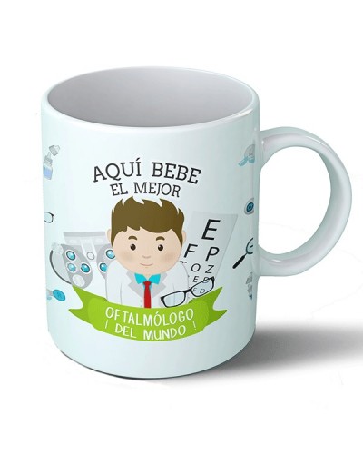 Taza Aquí bebe el mejor oftalmólogo del mundo