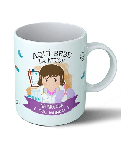 Taza Aquí bebe la mejor neumóloga del mundo