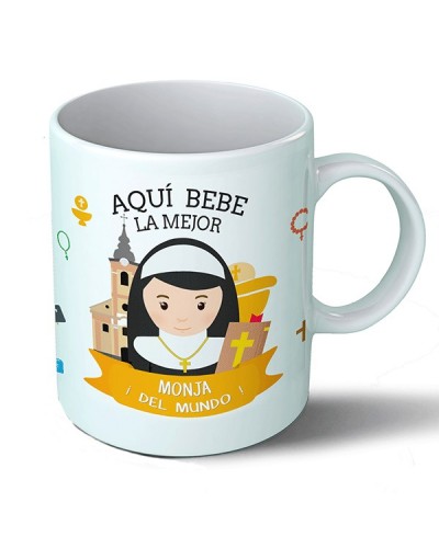 Taza Aquí bebe la mejor monja del mundo