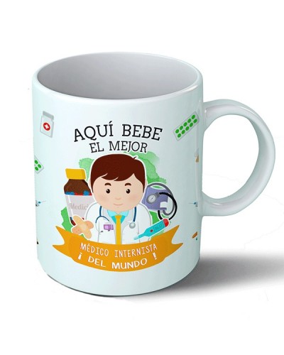 Taza Aquí bebe el mejor médico internista del mundo