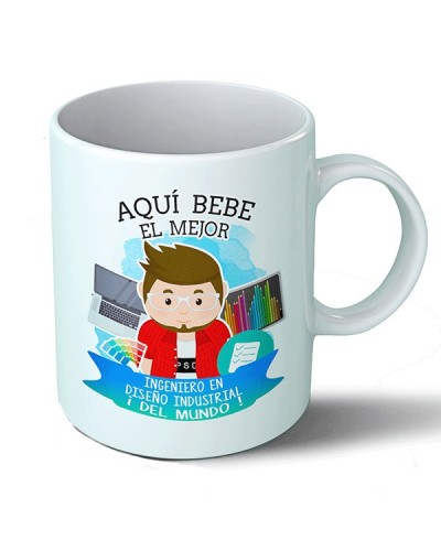 Tazas Taza Aquí bebe el mejor ingeniero diseño industrial del mundo