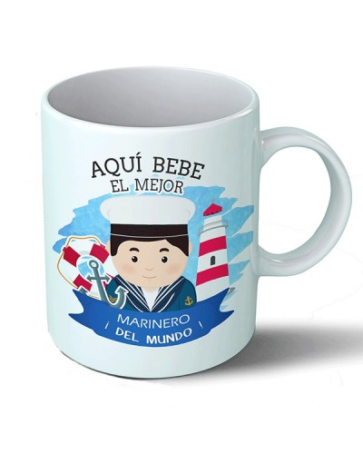 Tazas Taza Aquí bebe el mejor marinero del mundo