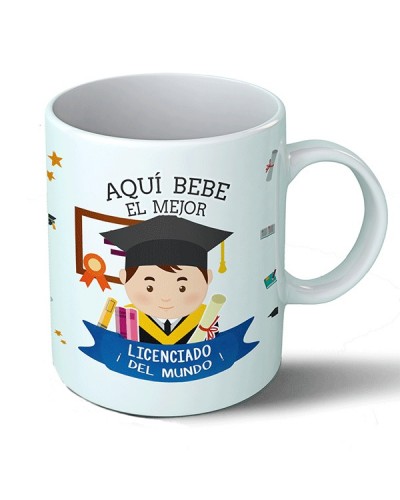 Taza Aquí bebe el mejor licenciado del mundo