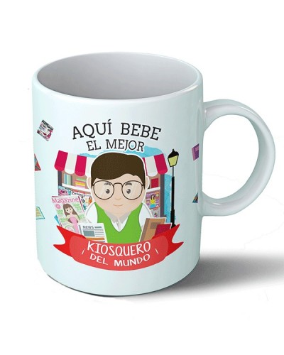 Taza Aquí bebe el mejor kiosquero del mundo