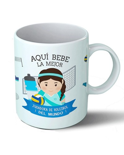 Taza Aquí bebe la mejor jugadora de voleibol del mundo