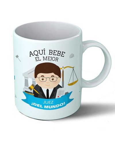 Tazas Taza Aquí bebe el mejor juez del mundo