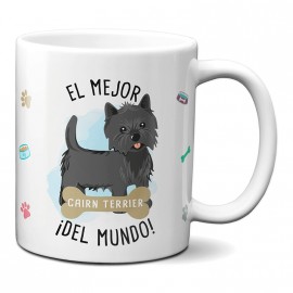 Taza el mejor Cairn Terrier negro del mundo