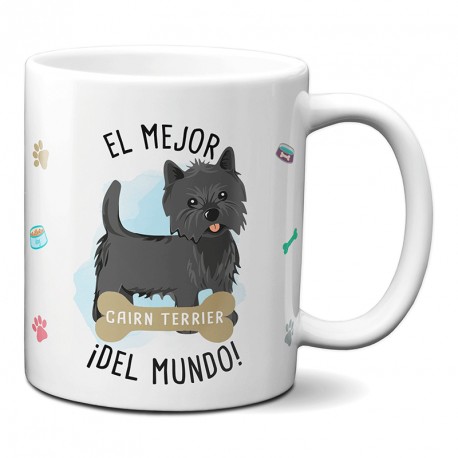 Tazas Taza el mejor Cairn Terrier negro del mundo