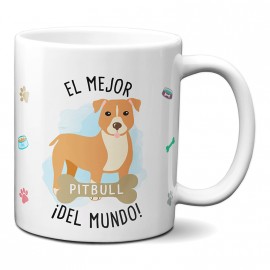 Taza el mejor Pitbull del mundo