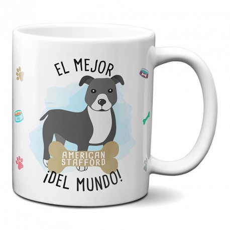 Tazas Taza el mejor American Sttaford del mundo