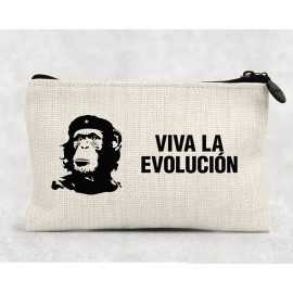 Monedero "Viva la evolución" Frases graciosas