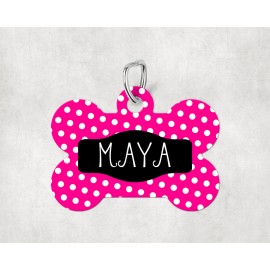 Placa modelo "Maya" nombre personalizable