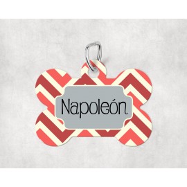 Placa modelo "Napoleón" nombre personalizable