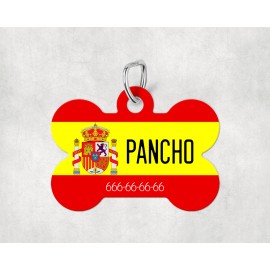 Placa modelo "Pancho" nombre y tlf personalizable