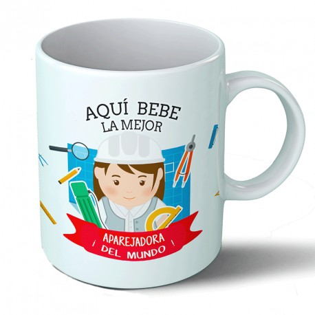 Tazas Taza Aquí bebe la mejor aparejadora del mundo