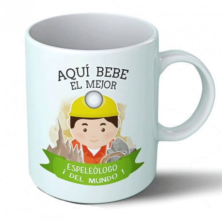 Tazas Taza Aquí bebe el mejor espeleólogo del mundo