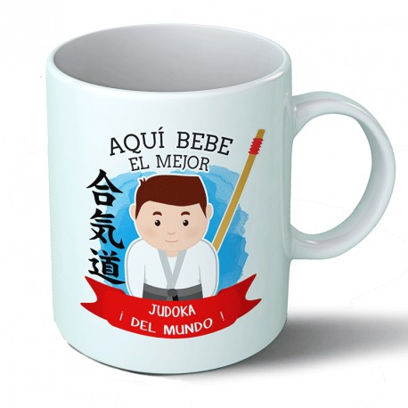 Tazas Taza Aquí bebe el mejor judoka del mundo